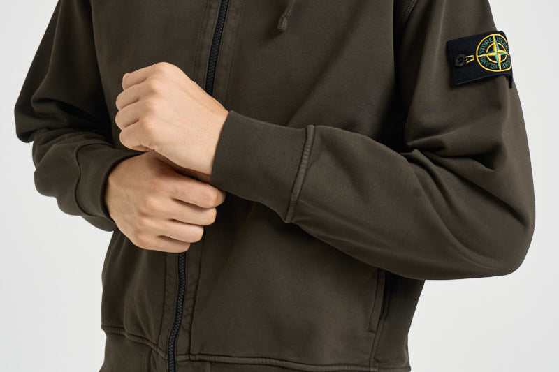 Felpa uomo con cappuccio fango 6100009 S0051V0078 STONE ISLAND 