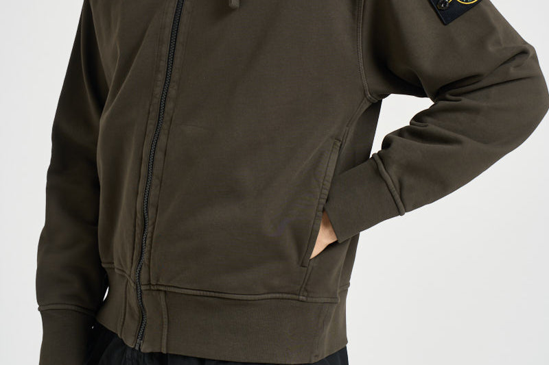Felpa uomo con cappuccio fango 6100009 S0051V0078 STONE ISLAND 