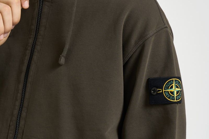 Felpa uomo con cappuccio fango 6100009 S0051V0078 STONE ISLAND 