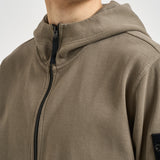 Felpa uomo con zip e cappuccio verde 6100020 S0472V005G STONE ISLAND 