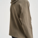 Felpa uomo con zip e cappuccio verde 6100020 S0472V005G STONE ISLAND 
