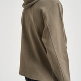 Felpa uomo con zip e cappuccio verde 6100020 S0472V005G STONE ISLAND 