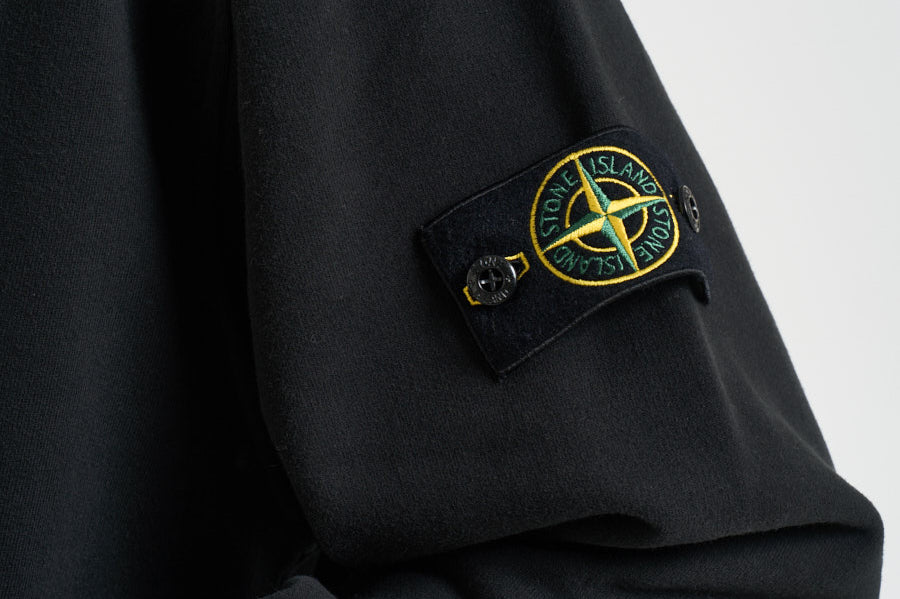 Felpa uomo con cappuccio nera 6100023 S0A20V0029 STONE ISLAND 