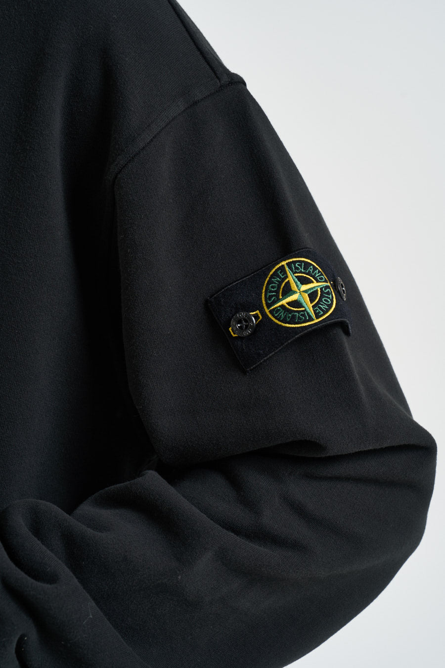 Felpa uomo con cappuccio nera 6100023 S0A20V0029 STONE ISLAND 