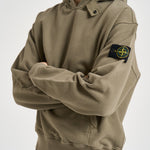 Felpa uomo con cappuccio verde 6100023 S0A20V005G STONE ISLAND 