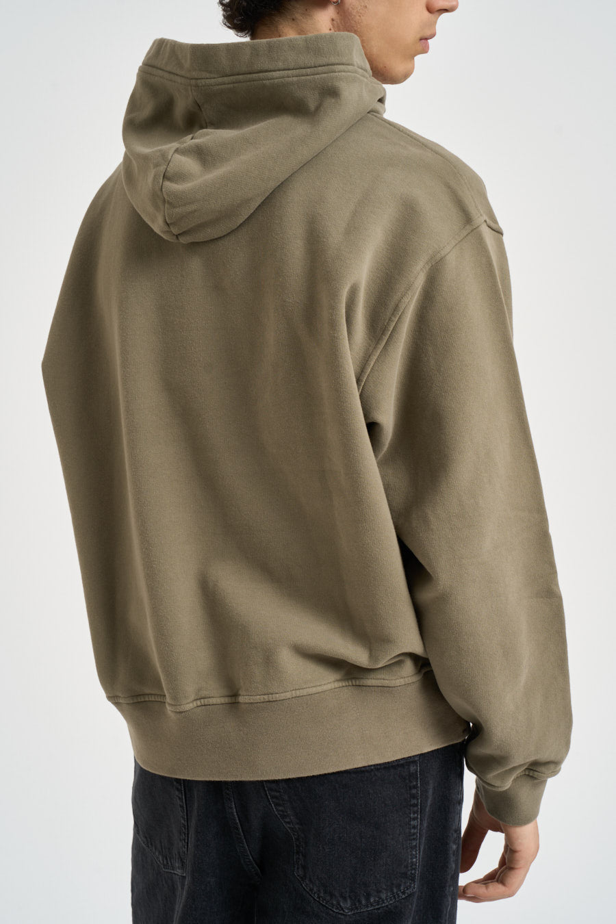 Felpa uomo con cappuccio verde 6100023 S0A20V005G STONE ISLAND 