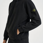 Felpa uomo con cappuccio nera 6100048 S0A20V0029 STONE ISLAND 