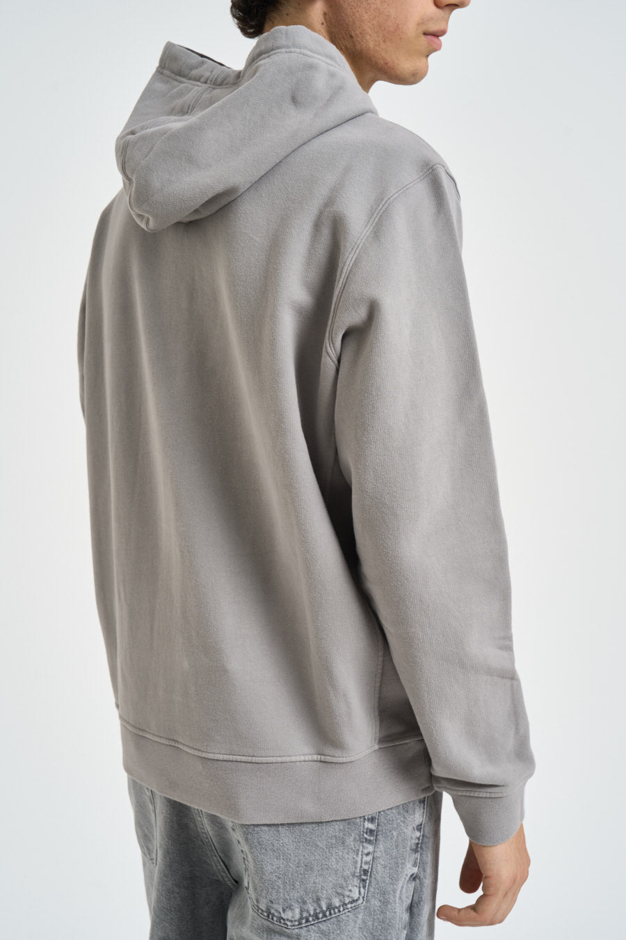 Felpa uomo con cappuccio grigia chiara 6100048 S0A20V0060 STONE ISLAND 