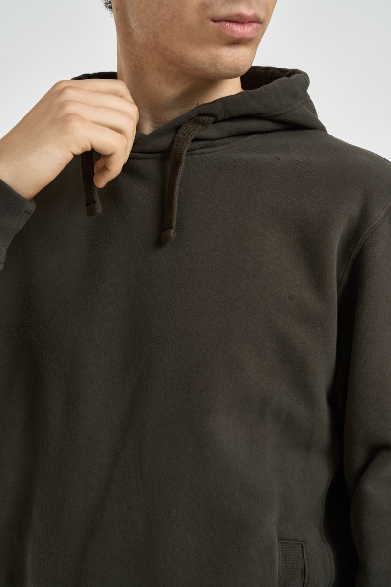 Felpa uomo con cappuccio verde 6100048 S0A20V0078 STONE ISLAND 