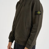 Felpa uomo con cappuccio verde 6100048 S0A20V0078 STONE ISLAND 
