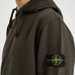 Felpa uomo con cappuccio verde 6100048 S0A20V0078 STONE ISLAND 
