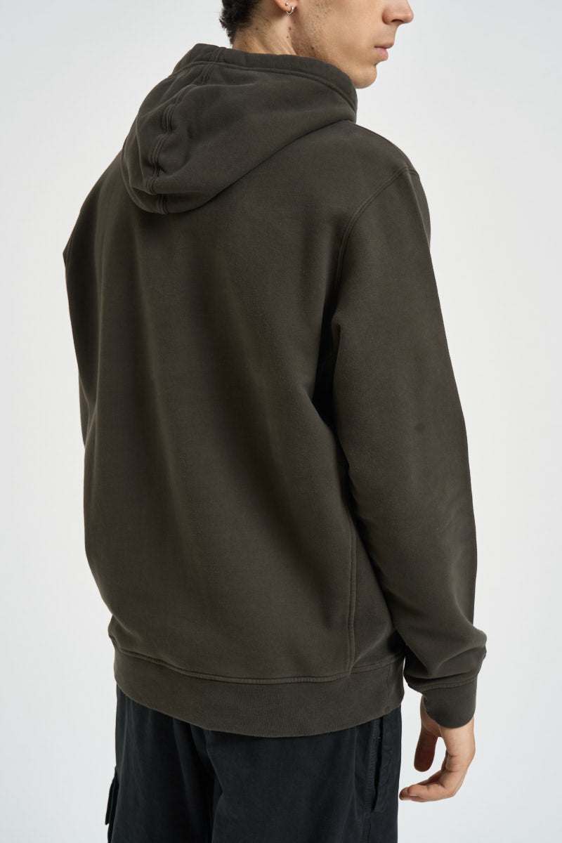 Felpa uomo con cappuccio verde 6100048 S0A20V0078 STONE ISLAND 