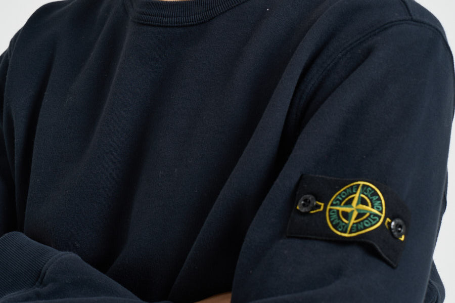 Felpa uomo girocollo blu 6100049 S0A20V0020 STONE ISLAND 