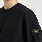 Felpa uomo girocollo nera 6100049 S0A20V0029 STONE ISLAND 