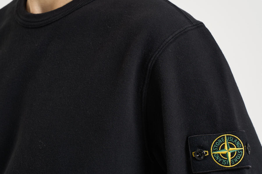 Felpa uomo girocollo nera 6100049 S0A20V0029 STONE ISLAND 