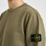 Felpa uomo girocollo verde 6100049 S0A20V005G STONE ISLAND 