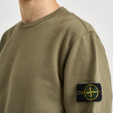 Felpa uomo girocollo verde 6100049 S0A20V005G STONE ISLAND 