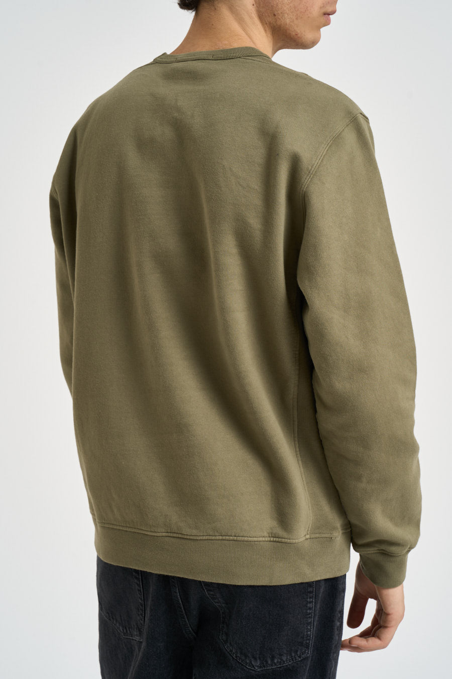 Felpa uomo girocollo verde 6100049 S0A20V005G STONE ISLAND 