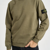 Felpa uomo girocollo verde 6100049 S0A20V005G STONE ISLAND 