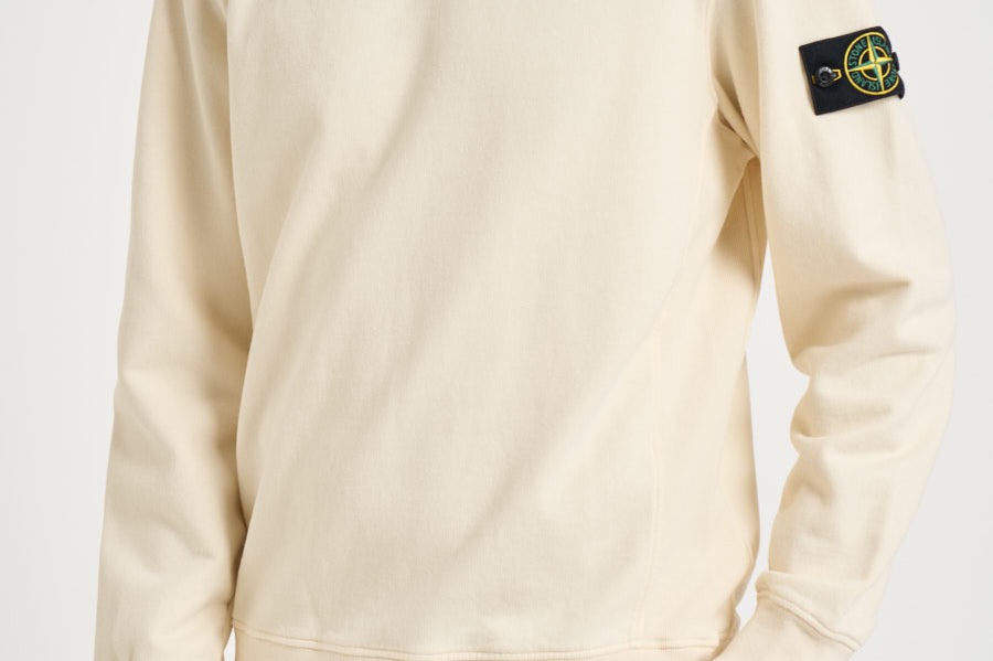 Felpa uomo girocollo panna 6100049 S0A20V0093 STONE ISLAND 