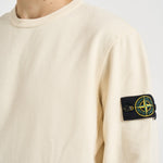 Felpa uomo girocollo panna 6100049 S0A20V0093 STONE ISLAND 