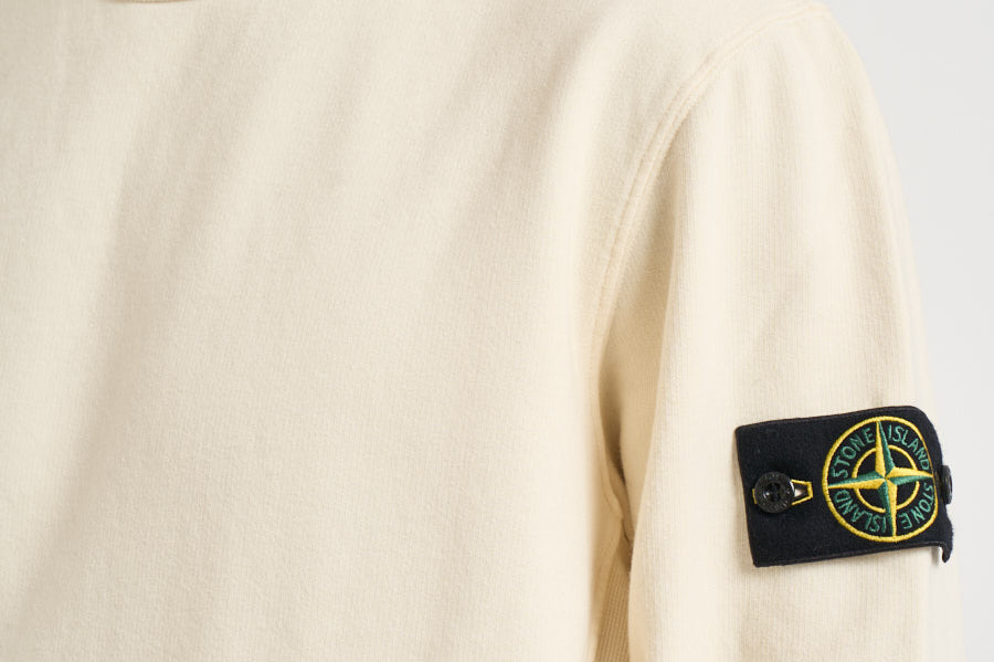 Felpa uomo girocollo panna 6100049 S0A20V0093 STONE ISLAND 