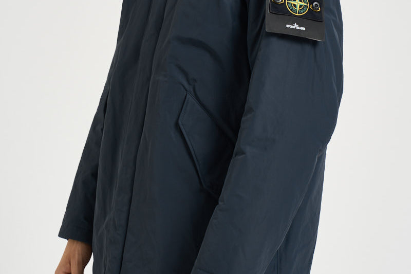 Piumino uomo lungo blu navy 7100002 S0A26V0020 STONE ISLAND 