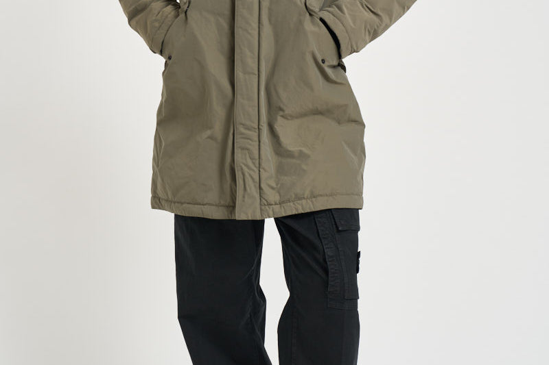 Piumino uomo lungo tortora 7100002 S0A26V005G STONE ISLAND 