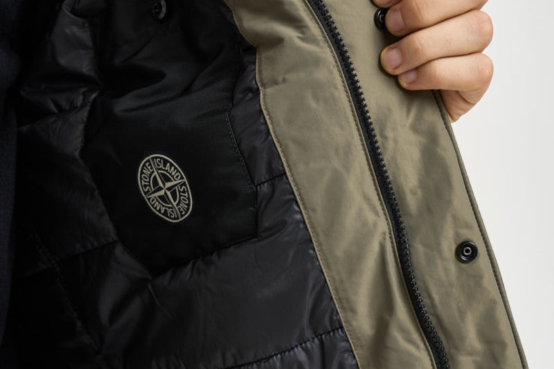 Piumino uomo lungo tortora 7100002 S0A26V005G STONE ISLAND 