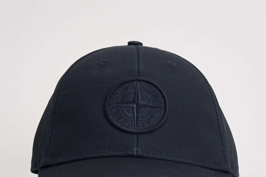 Cappello uomo con ricamo blu 9100013 S0248V0020 STONE ISLAND 