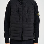 Piumino uomo smanicato nero G100011 S0183V0029 STONE ISLAND 