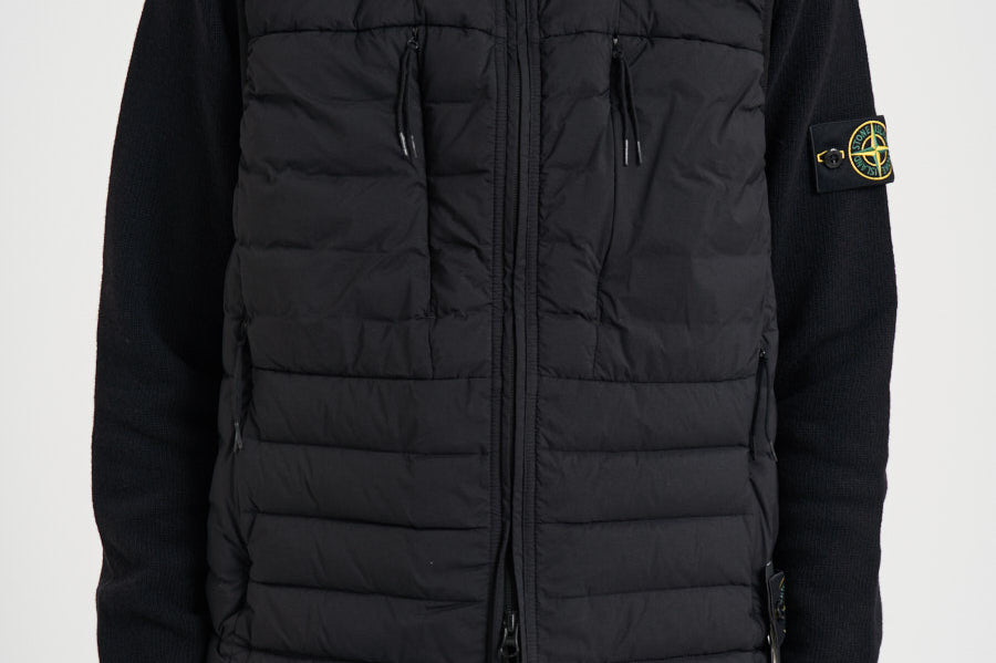 Piumino uomo smanicato nero G100011 S0183V0029 STONE ISLAND 
