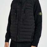 Piumino uomo smanicato nero G100011 S0183V0029 STONE ISLAND 