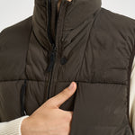 Piumino uomo smanicato marrone G100011 S0183V0078 STONE ISLAND 