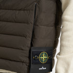 Piumino uomo smanicato marrone G100011 S0183V0078 STONE ISLAND 