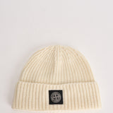 Cappellino uomo in lana panna N100012 S00B4V0093 STONE ISLAND 
