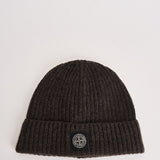 Cappellino uomo in lana marrone mèlange N100012 S00B4V0M62 STONE ISLAND 