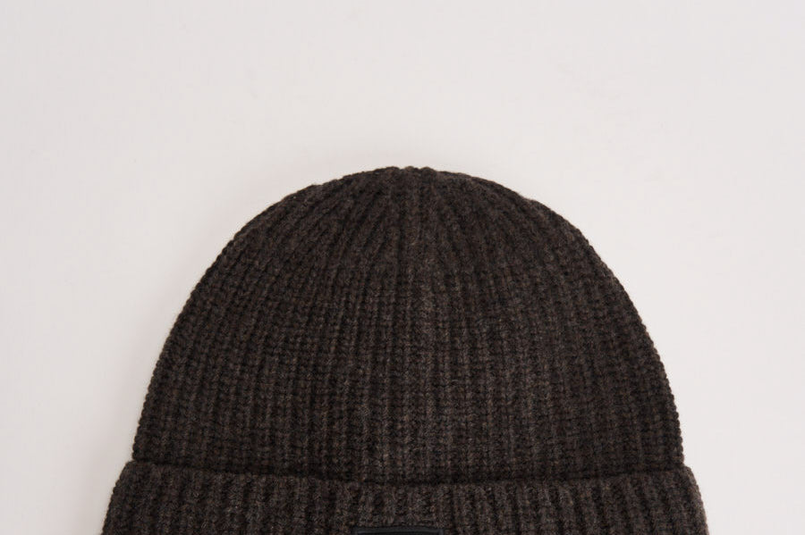 Cappellino uomo in lana marrone mèlange N100012 S00B4V0M62 STONE ISLAND 