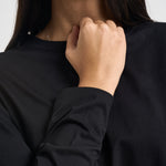 Maglia donna a maniche lunghe nera 11771 NERO SUSY MIX 