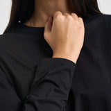 Maglia donna a maniche lunghe nera 11771 NERO SUSY MIX 
