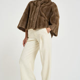 Giacca donna in ecopelliccia taupe 9074 taupeWM4 SWORD 6.6.44 