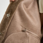 Giacca donna in ecopelliccia taupe 9074 taupeWM4 SWORD 6.6.44 