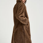 Cappotto donna in ecopelliccia marrone 9138 MJ3 SWORD 6.6.44 