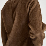 Cappotto donna in ecopelliccia marrone 9138 MJ3 SWORD 6.6.44 