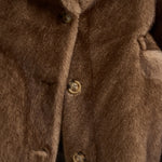 Cappotto donna in ecopelliccia marrone 9138 MJ3 SWORD 6.6.44 