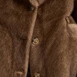 Cappotto donna in ecopelliccia marrone 9138 MJ3 SWORD 6.6.44 