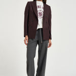 Blazer donna Jparigi bordeaux 010021 C1277 TAGLIATORE 