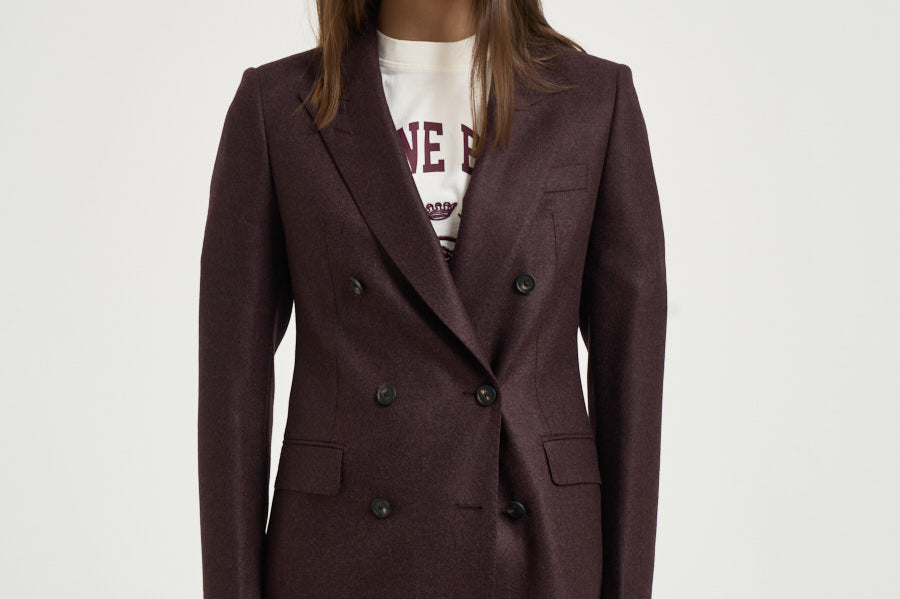 Blazer donna Jparigi bordeaux 010021 C1277 TAGLIATORE 