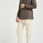 Blazer uomo Vesuvio doppiopetto marrone 1SVS20K C90044F3299 TAGLIATORE 