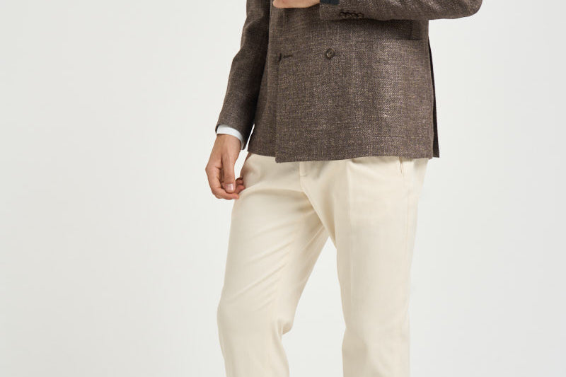 Blazer uomo Vesuvio doppiopetto marrone 1SVS20K C90044F3299 TAGLIATORE 